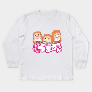 Umaru Trio Kids Long Sleeve T-Shirt